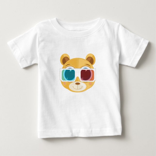 Teddy Bear - 3D Baby T-shirt (Vorderseite)