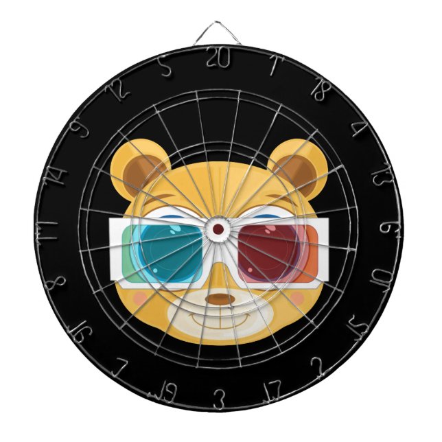 Teddy Bear - 3D Dartscheibe (vorne)