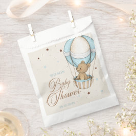 Teddy Bear Air Hot Balloon Babydusche warten Geschenktütchen