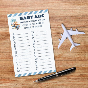 Teddy Bear Airplane Boy Baby Shooting Baby ABC
