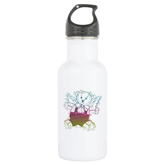 Teddy-Bear Angel Trinkflasche (Vorderseite)