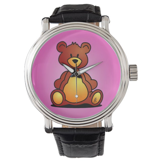 Teddy Bear Armbanduhr (Vorderseite)