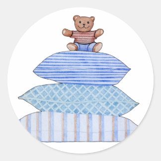 Teddy Bear auf Cushions Aufkleber