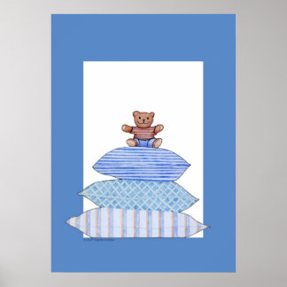 Teddy Bear auf Cushions Poster