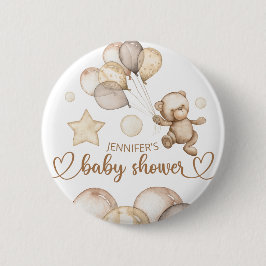 Teddy Bear Baby Bear Baby Shooter Ballon Button