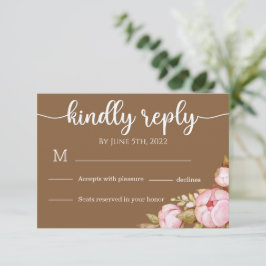 Teddy Bear Baby Bear Baby Shooter RSVP Card Karte