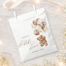 Teddy Bear, Baby Bear, Braun, Babydusche Geschenktütchen