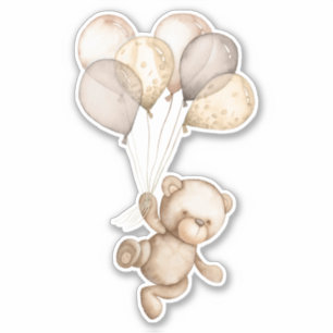 Teddy Bear Baby Bear Süße Tier Aufkleber