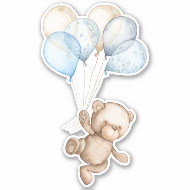 Teddy Bear Baby Bear Süße Tier Sticker (Vorderseite)