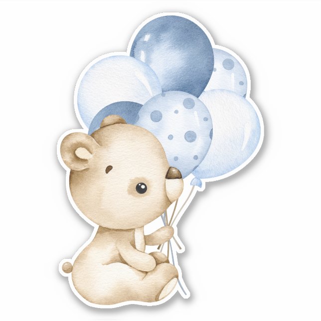 Teddy Bear Baby Bear Süße Tier Sticker (Vorderseite)