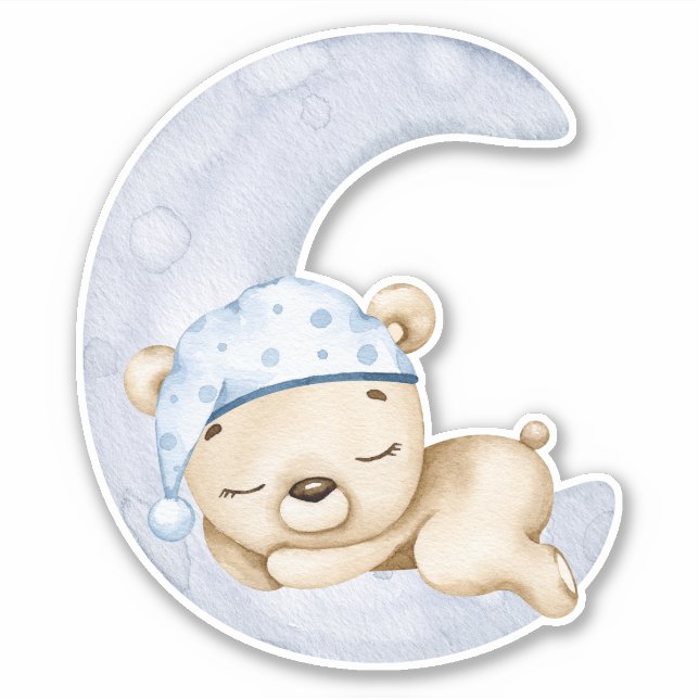 Teddy Bear Baby Bear Süße Tier Sticker (Vorderseite)