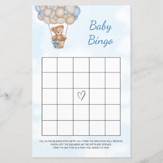 Teddy Bear Baby Bingo Game