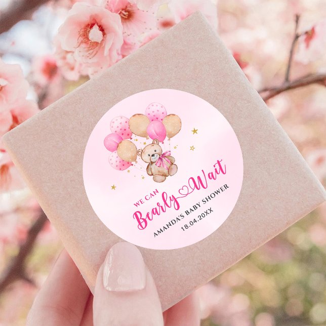 Teddy Bear Baby Classic Round Sticker (Von Creator hochgeladen)