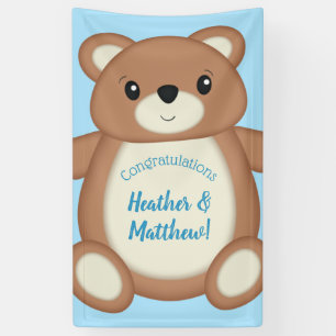 Teddy Bear Baby Dusche Banner