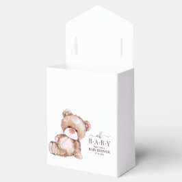 Teddy Bear Baby Dusche, Girl Pink Bear Baby Dusche Geschenkschachtel