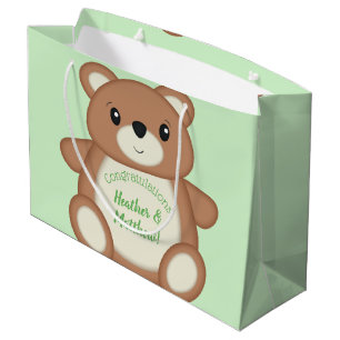 Teddy Bear Baby Dusche Große Geschenktüte