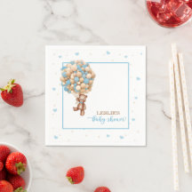 Teddy Bear Baby Dusche - Heißluftballon Custom -