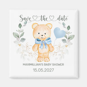 Teddy Bear Baby Dusche Save the Date Magnet