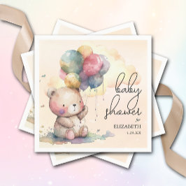 Teddy Bear Baby Dusche Serviette