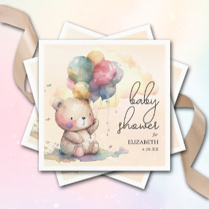 Teddy Bear Baby Dusche Serviette