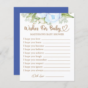 Teddy Bear Baby Dusche Wünsche für Baby