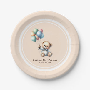 Teddy Bear Baby Duschpapier Teller