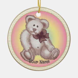 Teddy Bear Baby Keramik Ornament