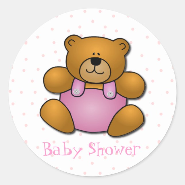 Teddy Bear Baby Shooting Stickers (Vorderseite)