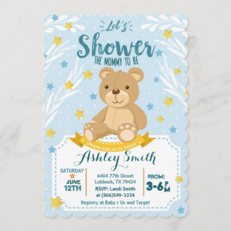 Teddy Bear Baby Showeinladung Einladung