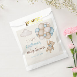 Teddy Bear Baby Shower Boy Geschenktütchen