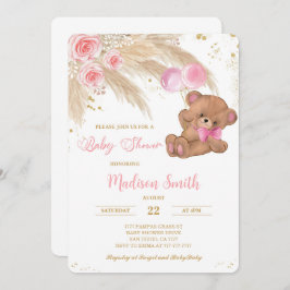 Teddy Bear Baby Shower Einladung