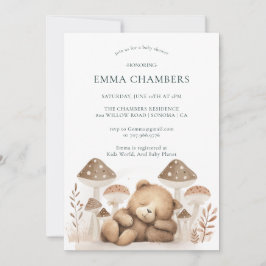 Teddy Bear Baby Shower Einladung