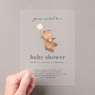 Teddy Bear Baby Shower Einladung