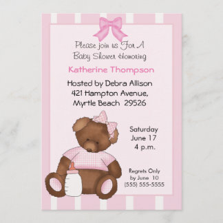 Teddy Bear Baby Shower Einladung
