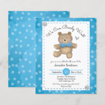 Teddy Bear Baby Shower Einladungen