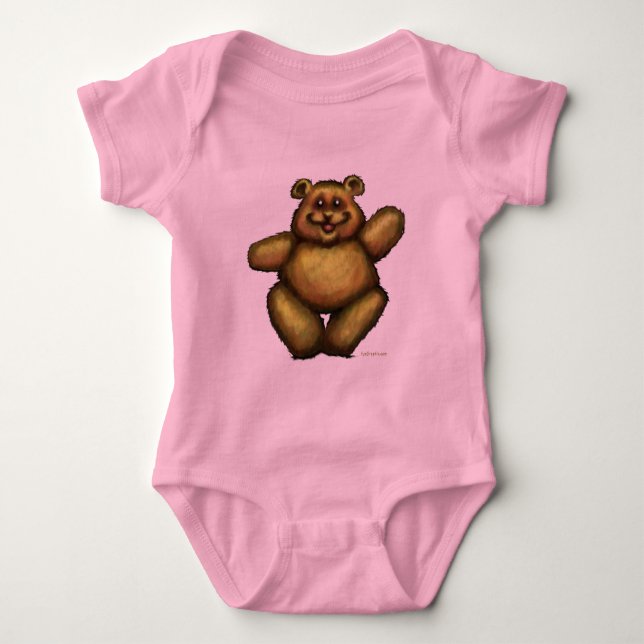 Teddy Bear Baby Strampler (Vorderseite)