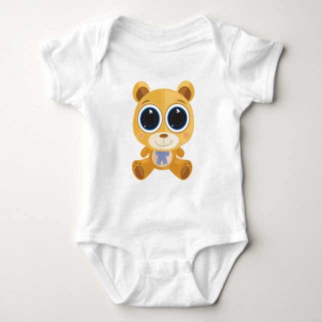 Teddy Bear Baby Strampler (Vorderseite)