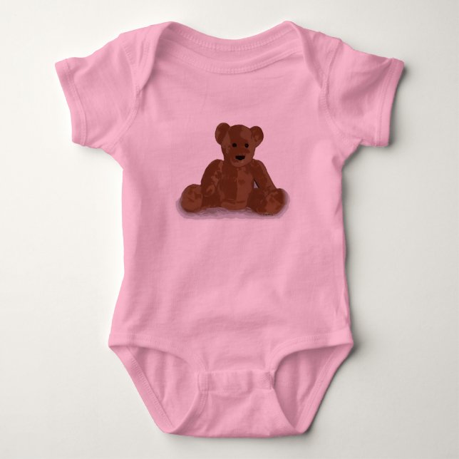 Teddy Bear Baby Strampler (Vorderseite)