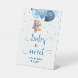 Teddy Bear Baby Sweet Nehmen Sie eine Leckerei Bab Sockelschild
