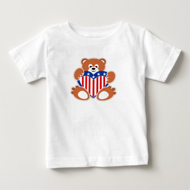 Teddy Bear Baby T-shirt (Vorderseite)