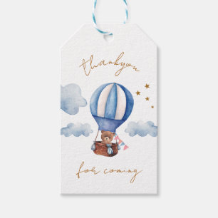 Teddy Bear Babydusche dankt Ihnen für Ihre Ankunft Geschenkanhänger