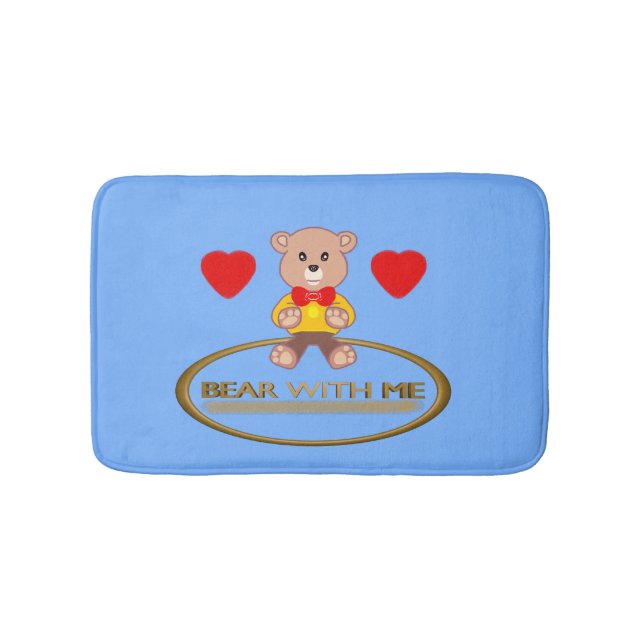 Teddy Bear  Badematte (Vorderseite)