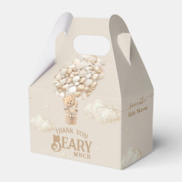 Teddy Bear Ballon Bearly Wait neutrale Baby Dusche Geschenkschachtel