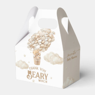 Teddy Bear Ballon Bearly Wait neutrale Baby Dusche Geschenkschachtel