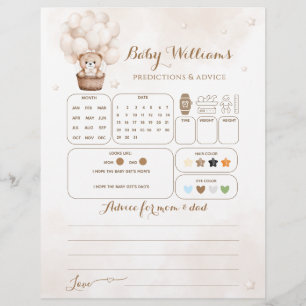 Teddy Bear Balloon Baby Shooting Game
