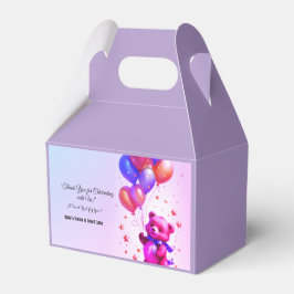 Teddy Bear Balloon Baby Showbox Geschenkschachtel