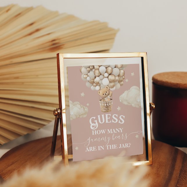 Teddy Bear Balloon Baby Showspiel Poster (Von Creator hochgeladen)