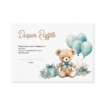 Teddy Bear Balloon Babydusche Windelwanne