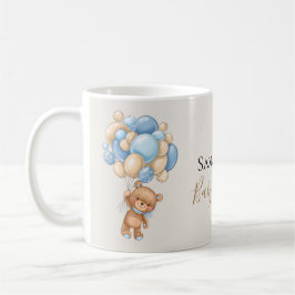 Teddy Bear Balloon Brown Kaffeetasse