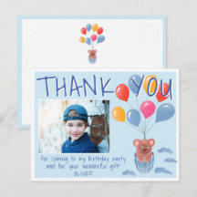 Teddy Bear Balloons Kids Foto Geburtstag Vielen Da
